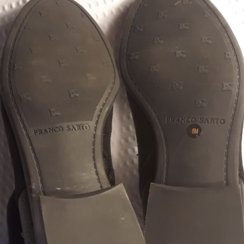 F SARTO VEGAN FRIENDLY LTHR/SUEDE BOOTIES-SZ 6M - Picture 7 of 8